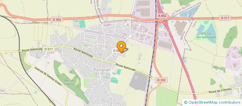 localisation de l'entreprise VENTILEXP-AIR à PUSIGNAN