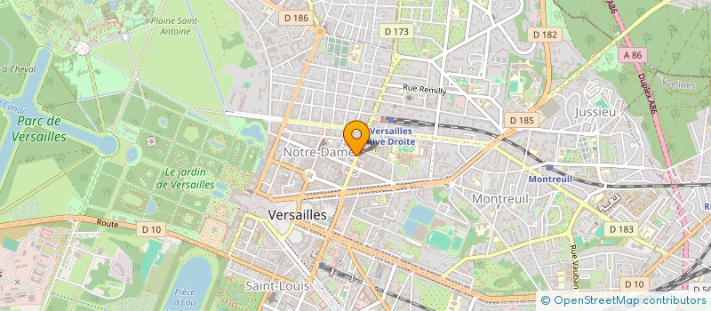 localisation de l'entreprise VENTILGREEN TECH à VERSAILLES