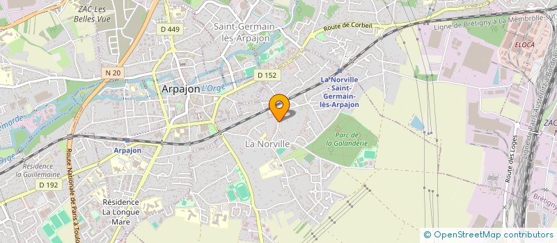 localisation de l'entreprise VENTILIS à ARPAJON