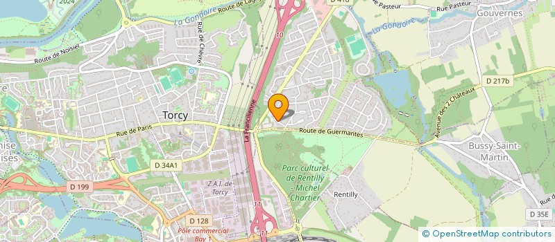 localisation de l'entreprise VENTILO LUMINAIRES  SAINT-THIBAULT-DES-VIGNES