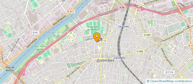 localisation de l'entreprise VENTILUX ENGINEERING à COLOMBES