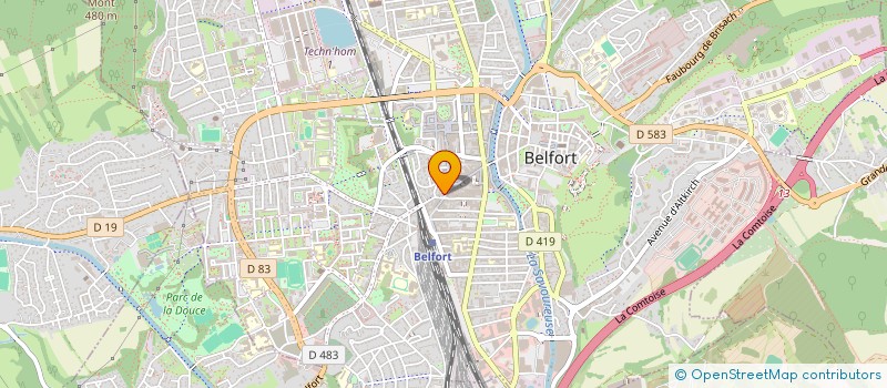 localisation de l'entreprise VENTIMO  BELFORT