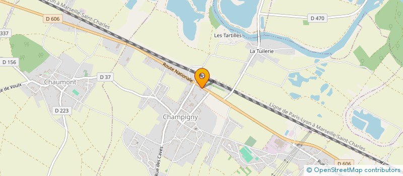 localisation de l'entreprise VENTIPS  CHAMPIGNY