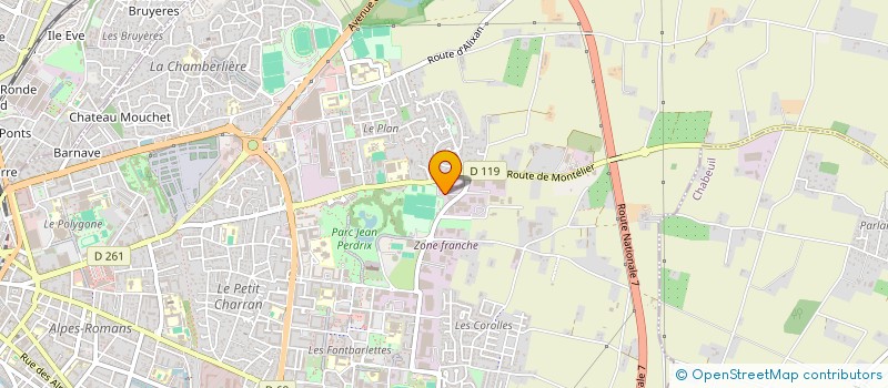 localisation de l'entreprise VENTIS PHARMA  VALENCE