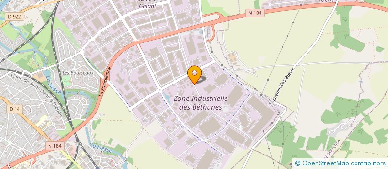 localisation de l'entreprise VENTISS à SAINT-OUEN-L'AUMONE