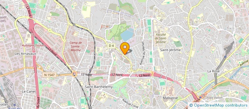 localisation de l'entreprise VENTO SERVICES à MARSEILLE