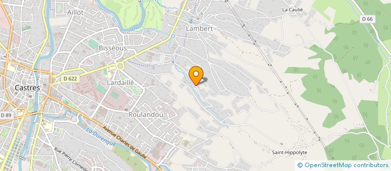 localisation de l'entreprise VENTO-SOL à CASTRES