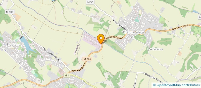 localisation de l'entreprise VENTON à DREMIL-LAFAGE