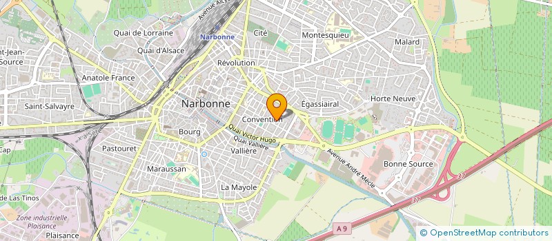 localisation de l'entreprise VENTORIA  NARBONNE