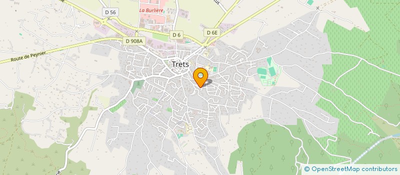 localisation de l'entreprise VENTOSE à TRETS