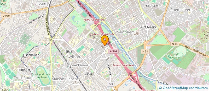 localisation de l'entreprise VENTOUSES ET BIEN ETRE  REIMS