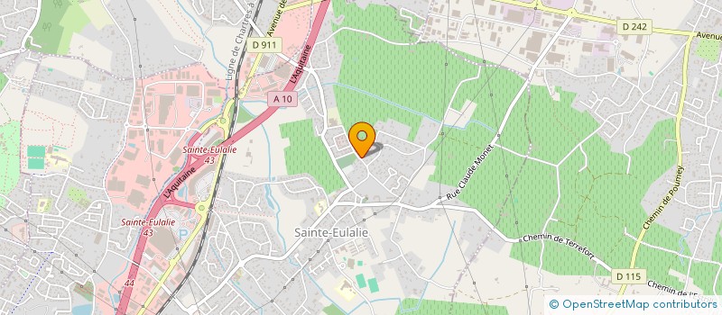 localisation de l'entreprise VENTOUT  SAINTE-EULALIE