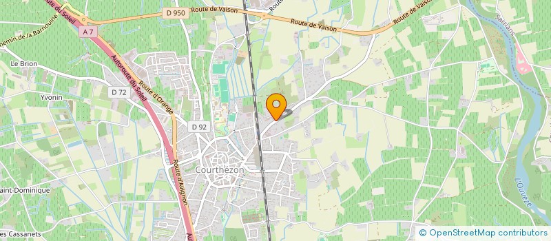 localisation de l'entreprise VENTOUX AGRI  COURTHEZON