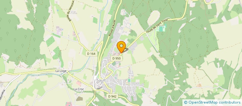 localisation de l'entreprise VENTOUX ASSAINISSEMENT  SAULT