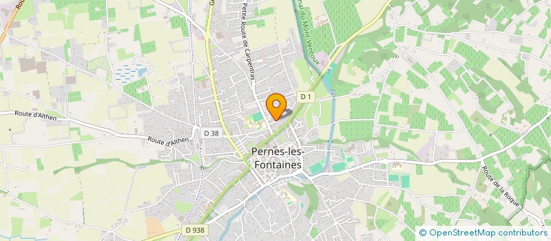 localisation de l'entreprise VENTOUX ELAGAGE  PERNES-LES-FONTAINES