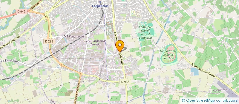 localisation de l'entreprise VENTOUX FINANCEMENTS à CARPENTRAS