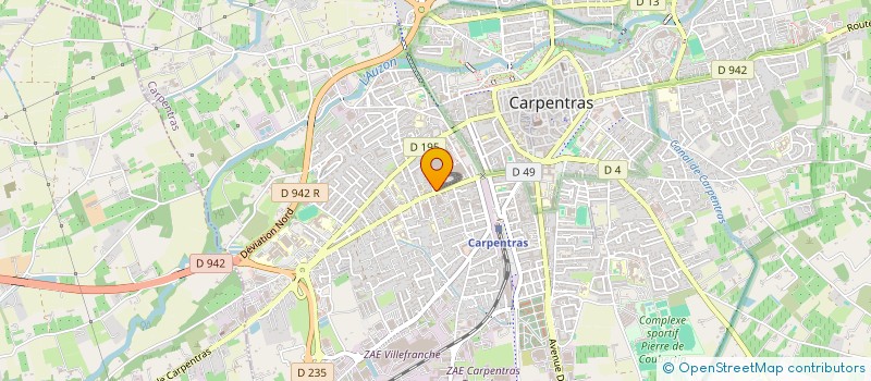 localisation de l'entreprise VENTOUX HABITAT  CARPENTRAS