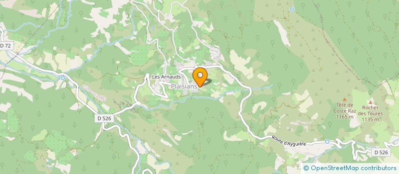 localisation de l'entreprise VENTOUX OFFROAD  PLAISIANS