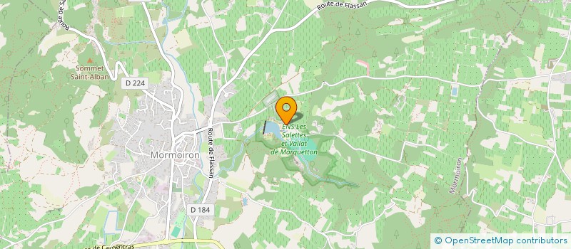 localisation de l'entreprise VENTOUX PROVENCE LOISIRS  MORMOIRON