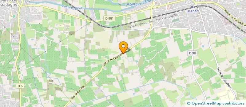 localisation de l'entreprise VENTOUX PROVENCE MAISONS  LE THOR