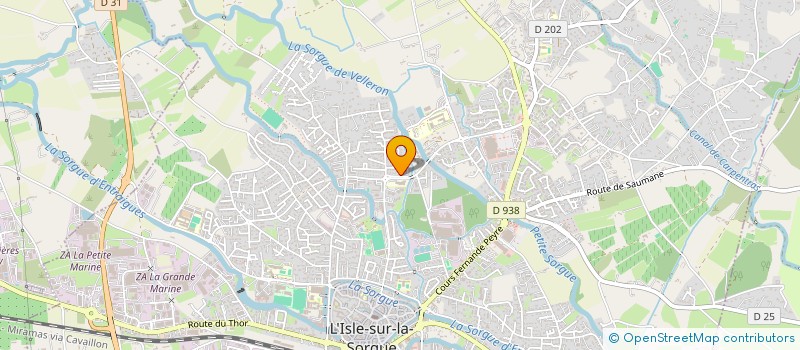 localisation de l'entreprise VENTOUX RENOVATION à L'ISLE-SUR-LA-SORGUE