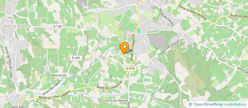 localisation de l'entreprise VENTOUX VEGETAUX à BEDOIN