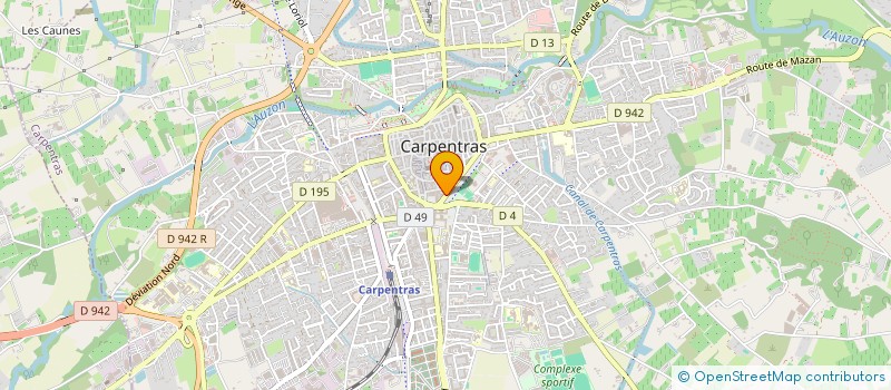 localisation de l'entreprise VENTOUX VOLETS  MONTEUX