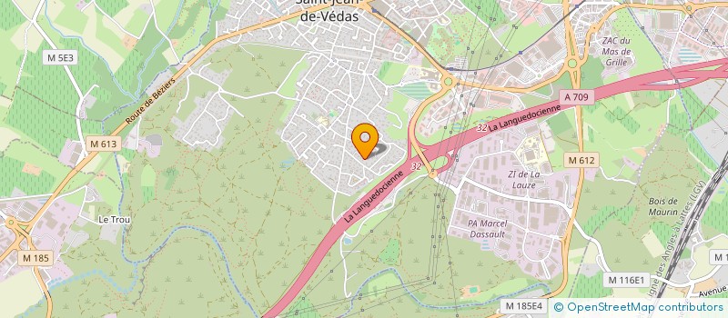 localisation de l'entreprise VENTRESQUE  SAINT-JEAN-DE-VEDAS