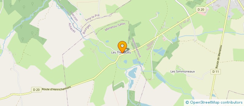 localisation de l'entreprise VENTS CONTRAIRES A LA PIERRE POINTE  MENETOU-SALON