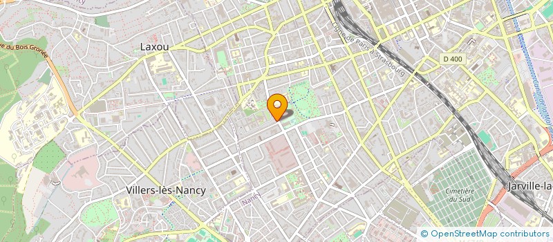 localisation de l'entreprise VENTS D'EST  NANCY