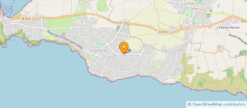 localisation de l'entreprise VENTS D'OUEST 4L TROPHY à PREFAILLES