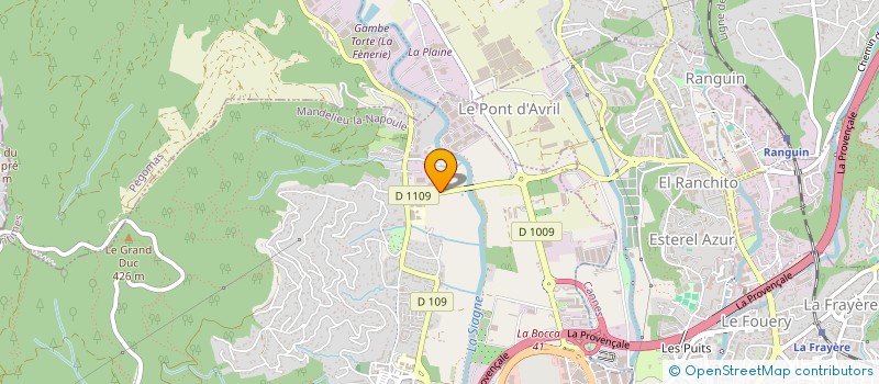 localisation de l'entreprise VENTS D'OUEST  MANDELIEU-LA-NAPOULE