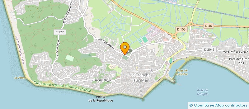 localisation de l'entreprise VENTS DES ARTS à LA TRANCHE-SUR-MER