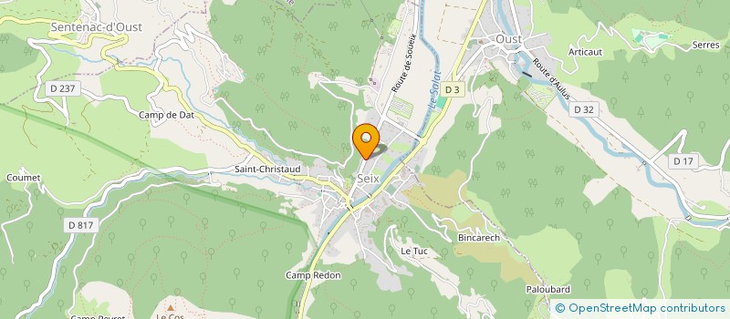 localisation de l'entreprise VENTS DU SUD à SEIX