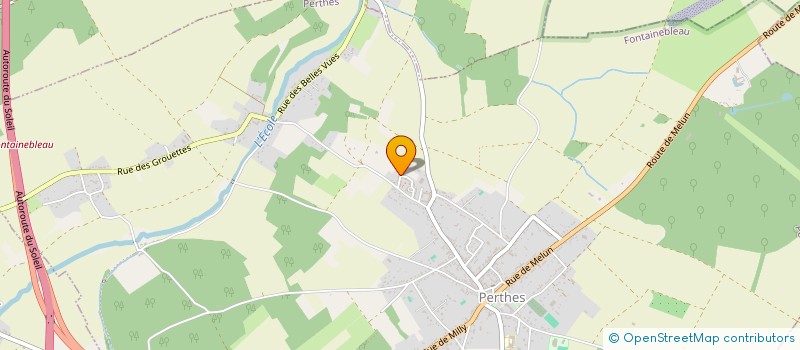 localisation de l'entreprise VENTS DU SUD  PERTHES