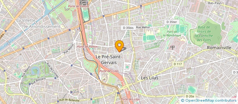 localisation de l'entreprise VENTS ET COURBES à LE PRE-SAINT-GERVAIS