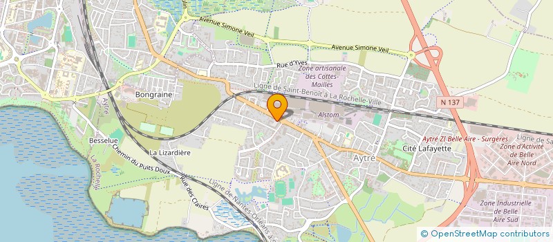 localisation de l'entreprise VENTS MARINS  AYTRE