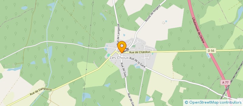 localisation de l'entreprise VENTS RAGEURS DU GATINAIS (VRG) à OUZOUER-DES-CHAMPS