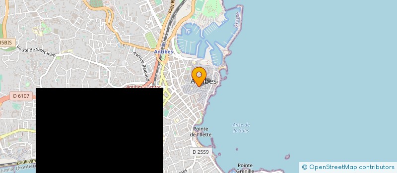 localisation de l'entreprise VENTURA à ANTIBES