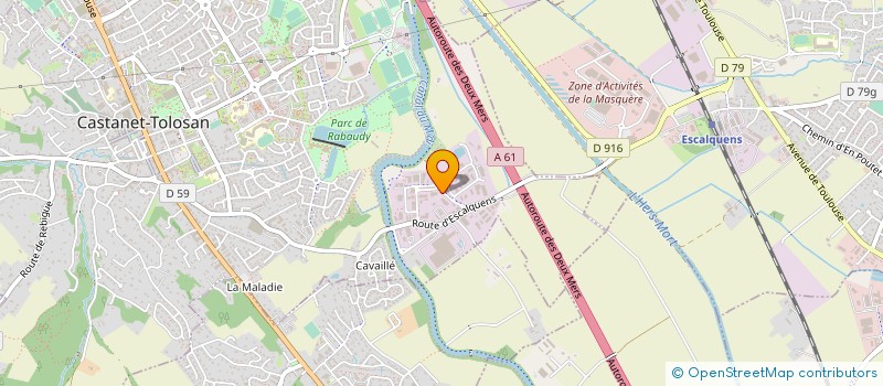 localisation de l'entreprise VENTURA à CASTANET-TOLOSAN