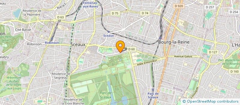 localisation de l'entreprise VENTURA à SCEAUX
