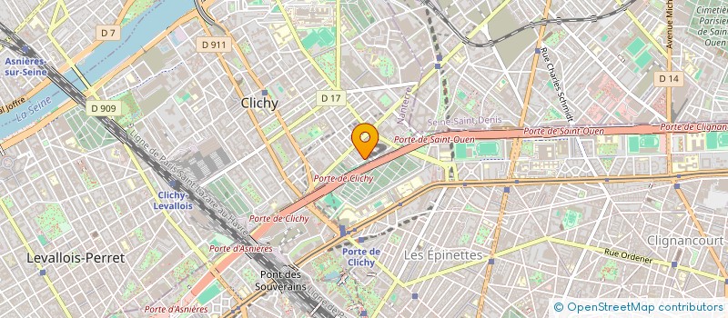 localisation de l'entreprise VENTURA ENERGIE à CLICHY