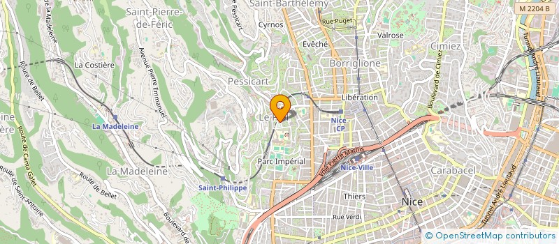 localisation de l'entreprise VENTURA FRERES à NICE