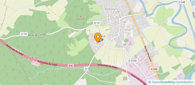 localisation de l'entreprise VENTURA GAMING  APPOIGNY