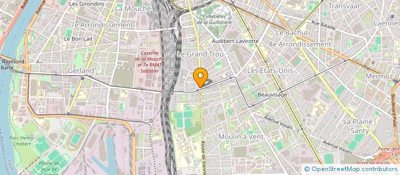 localisation de l'entreprise VENTURA - LE FILOUS  LYON