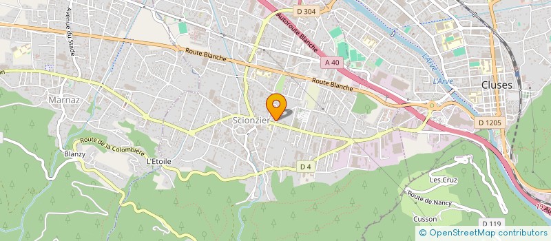 localisation de l'entreprise VENTURA NETTOYAGE  SCIONZIER