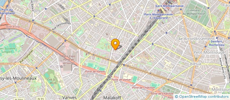 localisation de l'entreprise VENTURA & PARTNERS - ARCHITECTES  PARIS