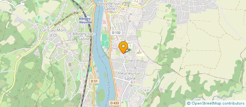 localisation de l'entreprise VENTURA PRO à FLEURIEU-SUR-SAONE