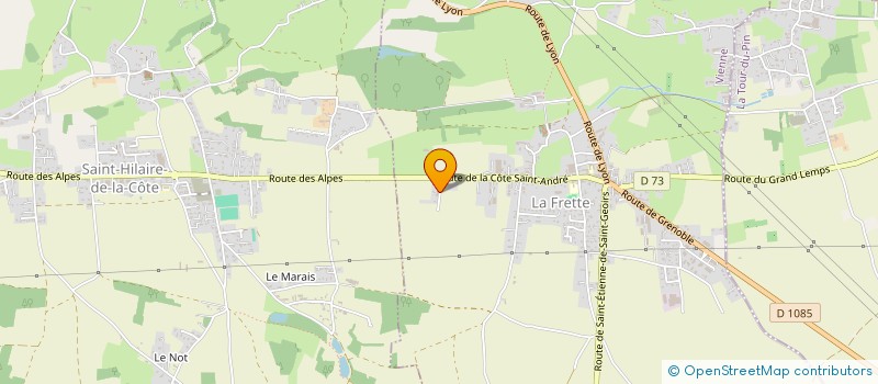 localisation de l'entreprise VENTURA ULM à LA FRETTE