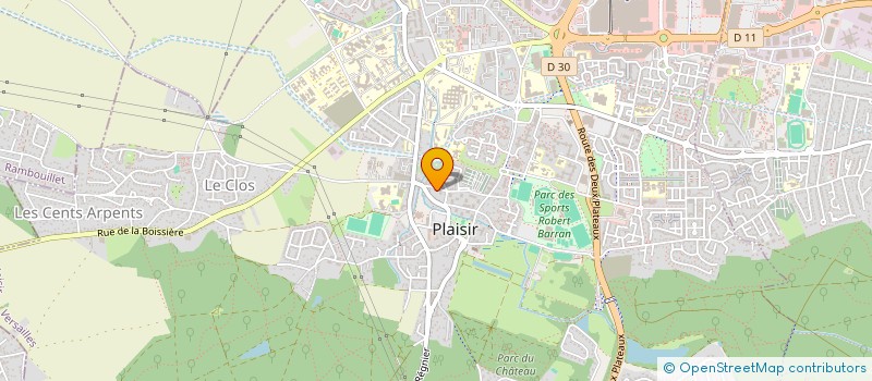 localisation de l'entreprise VENTURE à PLAISIR